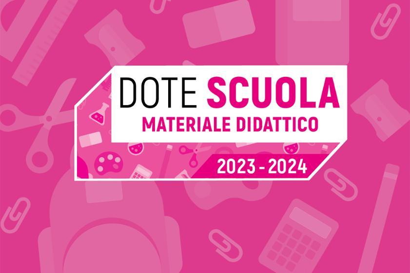 immagine avviso dote scuola-materiale didattico 2023-2024